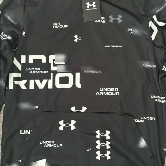 NWT Boys Under Armour Hooded Sweatshirt,  Size Large - Picture 2 of 5